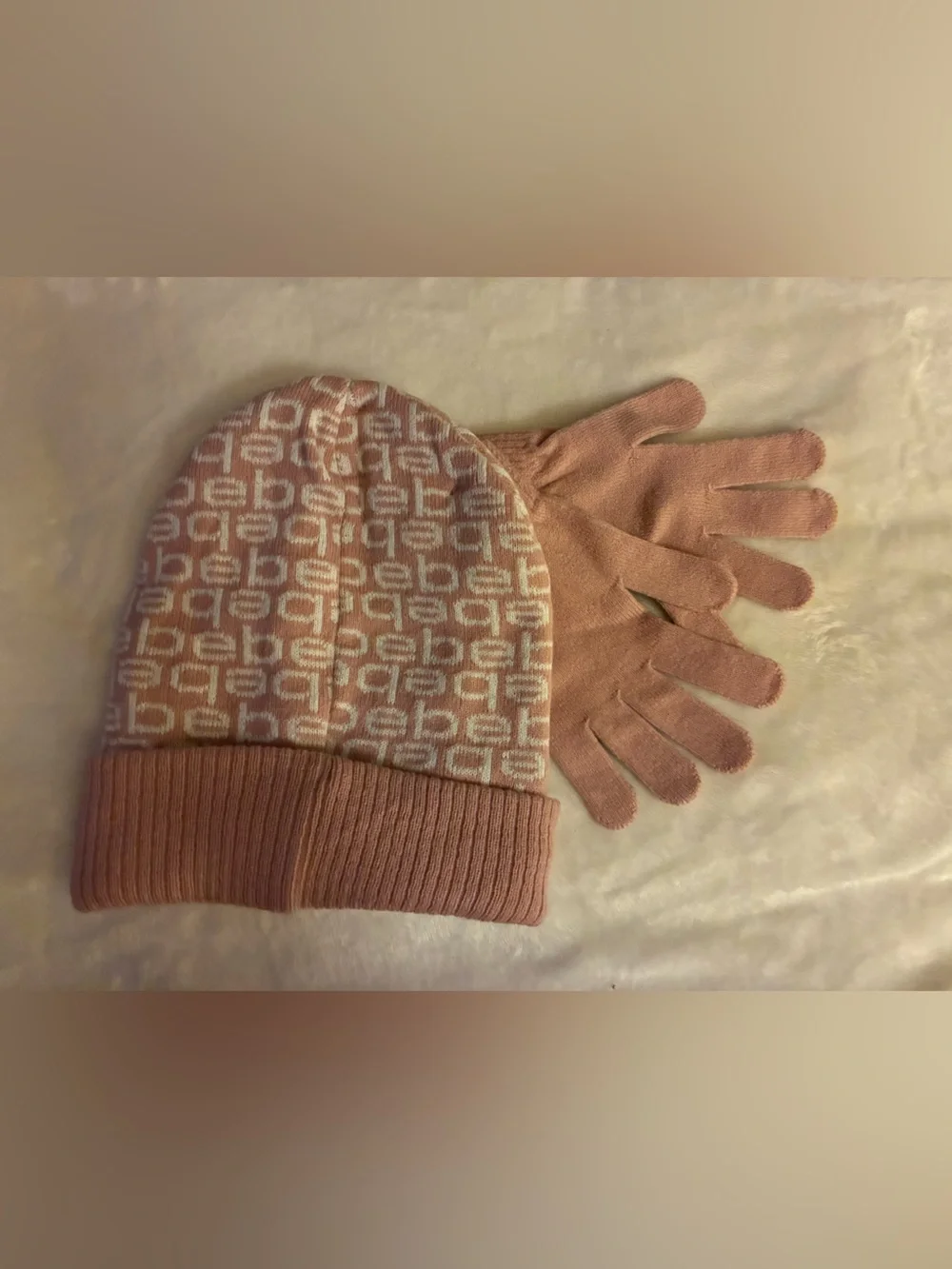 Bebe Hat & Glove Set